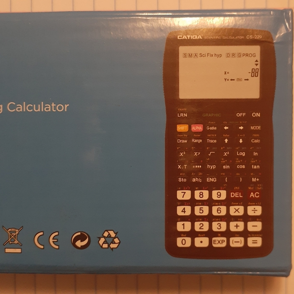 Scientific Calculator with Graphic Functions - Catiga